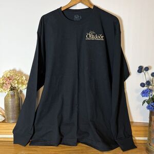 Outdoor Adventure Foundation Black Long Sleeve Shirt Mens XL Casual Tee